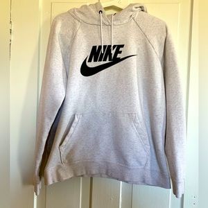 Women's Nike Light Grey Hoodie - L